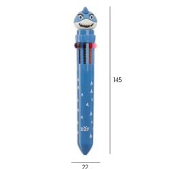 Stylo requin vert 10 couleurs Back2Fun