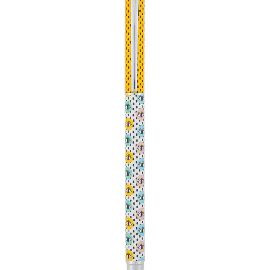 Stylo roller a cartouche Regard - 3 decors assortis - Oberthur