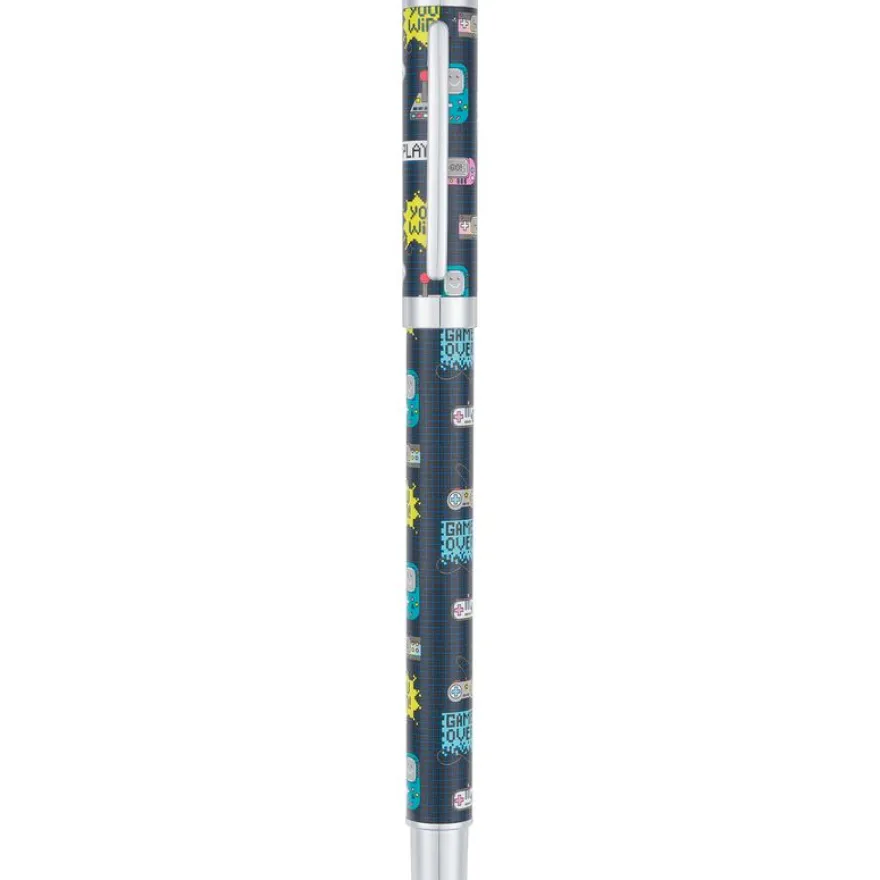 Stylo roller a cartouche Divertissement - 3 decors assortis - Oberthur