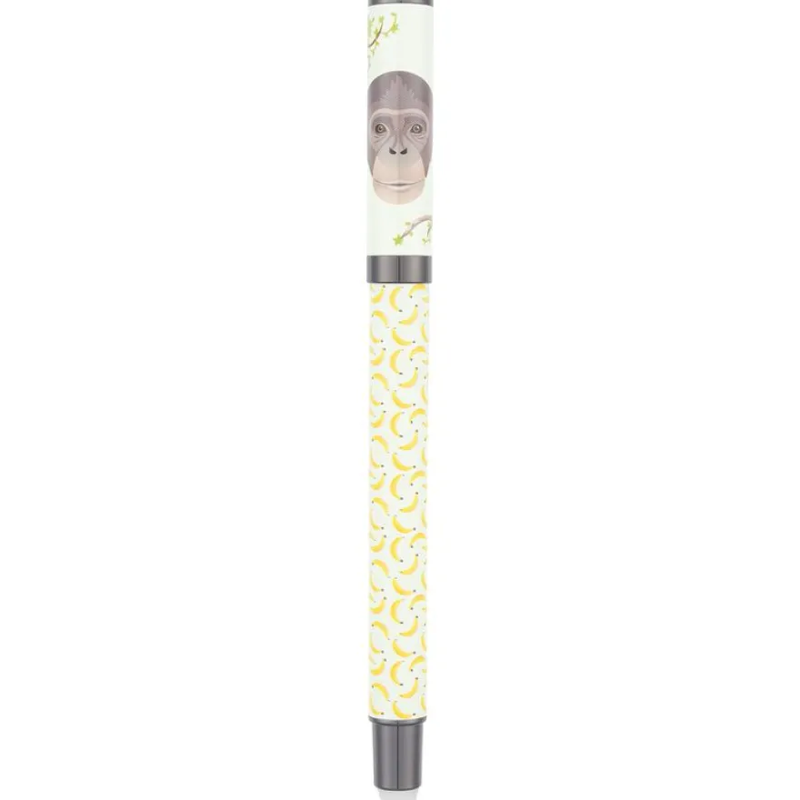Stylo roller gomme Animaux - 5 decors assortis - Oberthur
