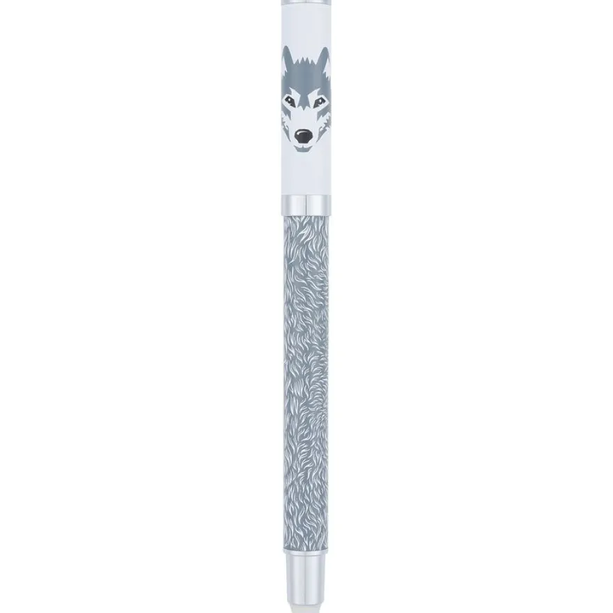 Stylo roller gomme Animaux - 5 decors assortis - Oberthur