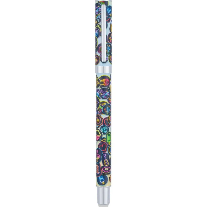 Stylo roller gomme Arcade - 5 decors assortis - Oberthur