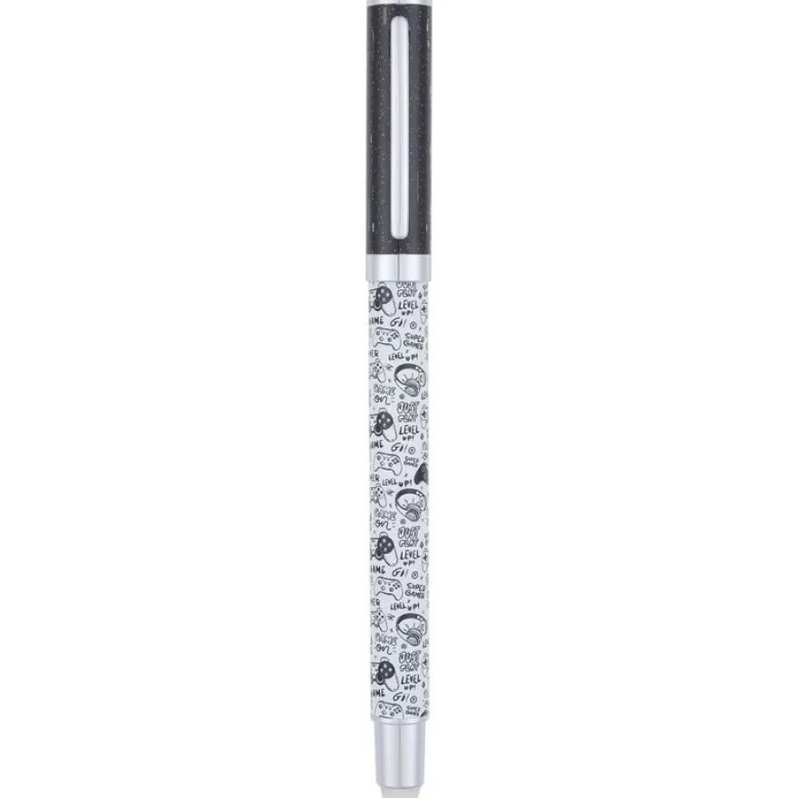 Stylo roller gomme Arcade - 5 decors assortis - Oberthur