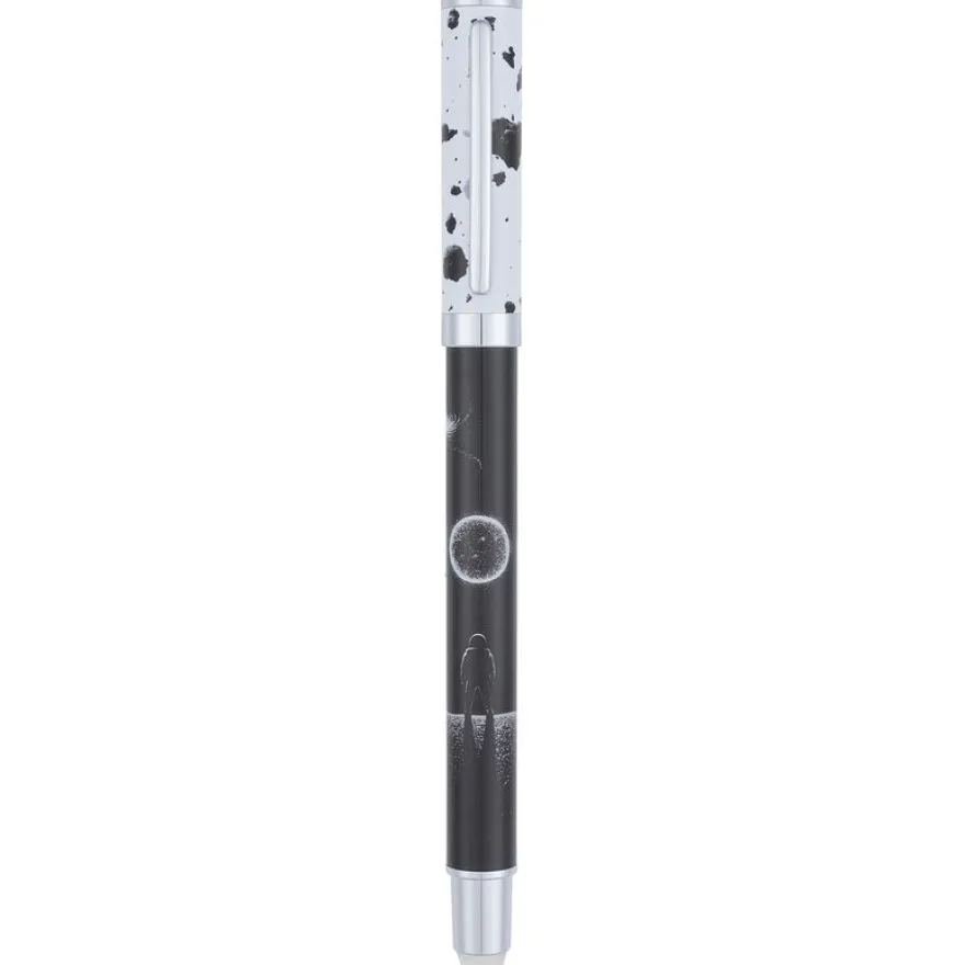 Stylo roller gomme Espace - 5 decors assortis - Oberthur
