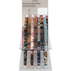 Stylo roller gomme Japon - 5 decors assortis - Oberthur
