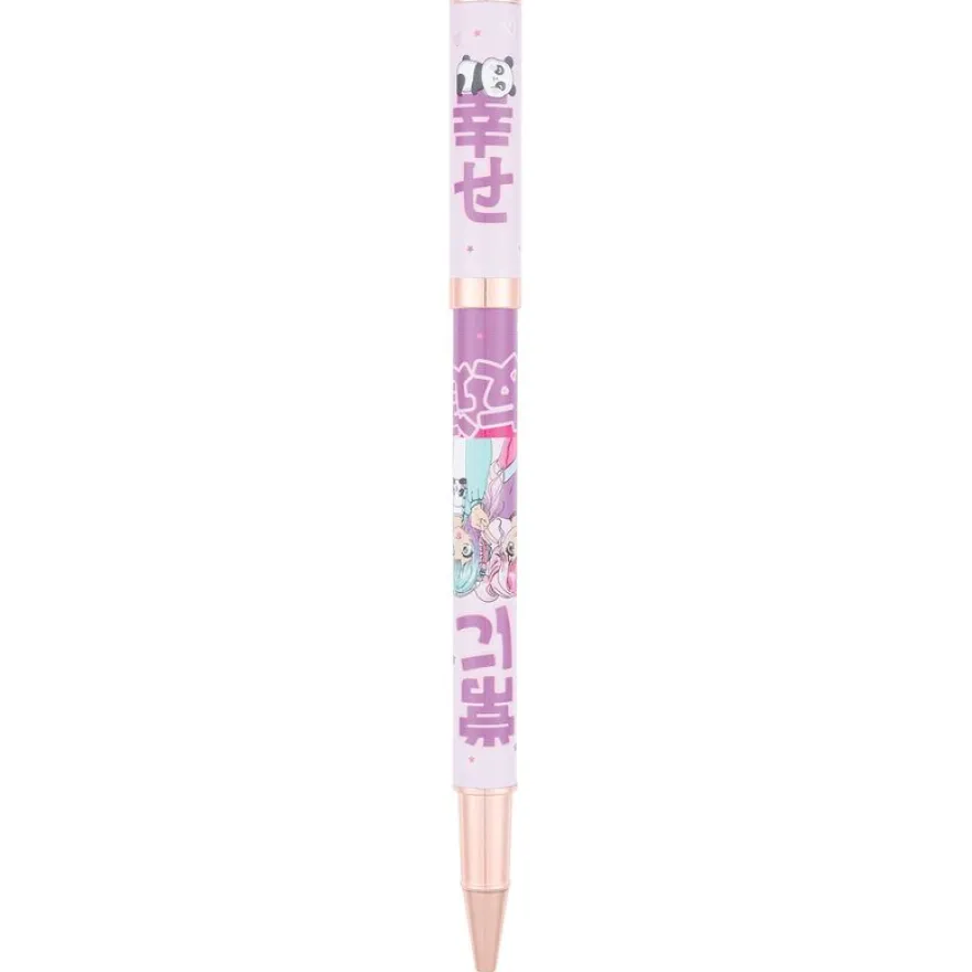 Stylo roller gomme Manga - 5 decors assortis - Oberthur