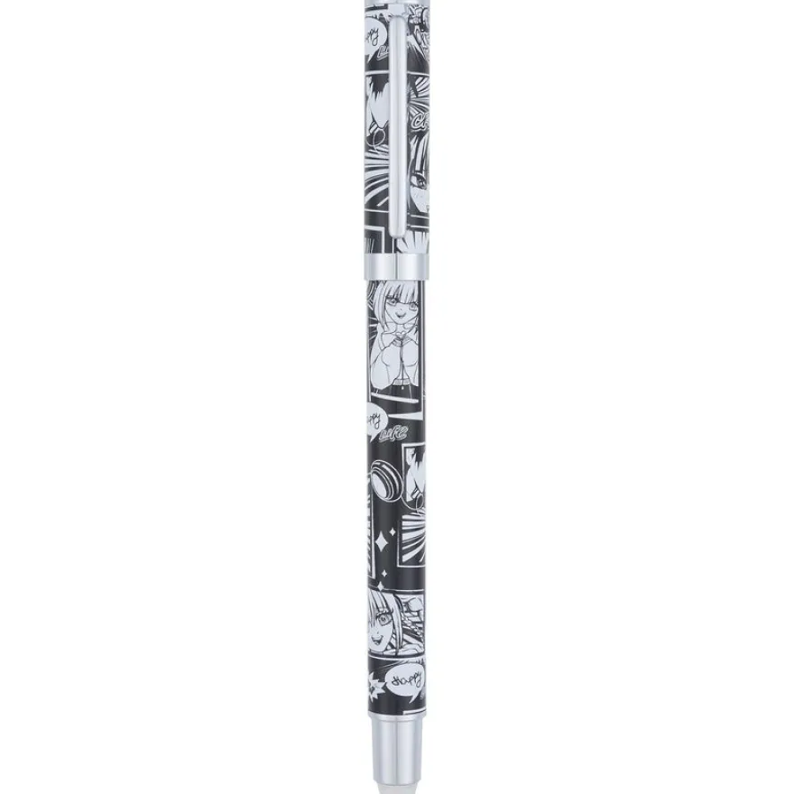 Stylo roller gomme Manga - 5 decors assortis - Oberthur