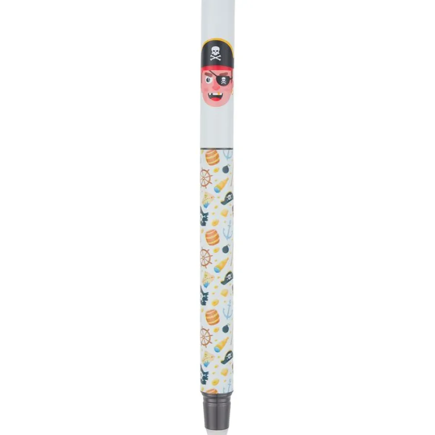 Stylo roller gomme Marin - 5 decors assortis - Oberthur