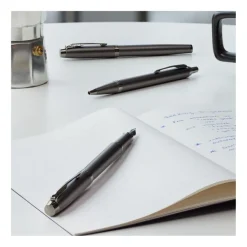 Styo plume monochrome Parker IM - Gris acier - plume fine - encre bleue