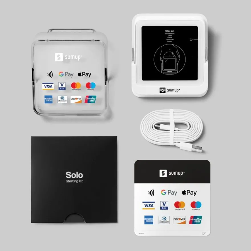 SumUp Solo - Lecteur de carte EMC/NFC - blanc
