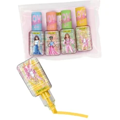 Surligneur Barbie (forme flacon vernis à ongle)