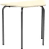 Table CONFIG II - plateau ép.24 mm stratifié - chant ABS - piètement époxy - 90x50 cm - T6