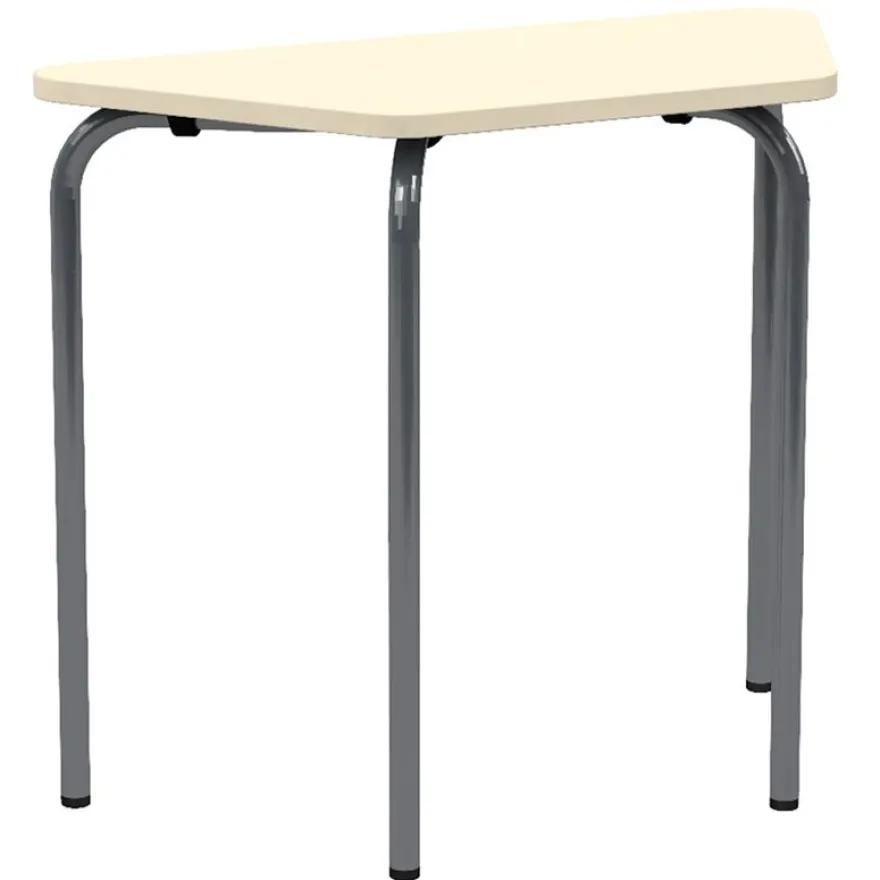 Table CONFIG II - plateau ép.24 mm stratifié - chant ABS - piètement époxy - 90x43 cm - T6