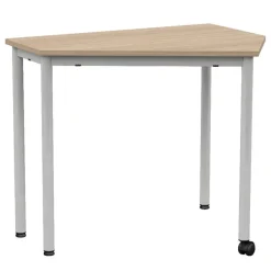 Table VERSATI - plateau ép.21 mm stratifié - chant ABS - piètement époxy - 90x69 cm - T6
