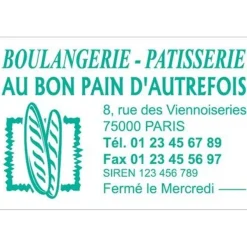 Tampon personnalisé avec 9 lignes de texte - zone d'impression 60 x 40 mm - Trodat Printy 4927