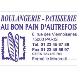 Tampon personnalisé avec 9 lignes de texte - zone d'impression 60 x 40 mm - Trodat Printy 4927