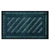 Tapis de sol - picots caoutchouc flocké - 40 x 70 cm - gris