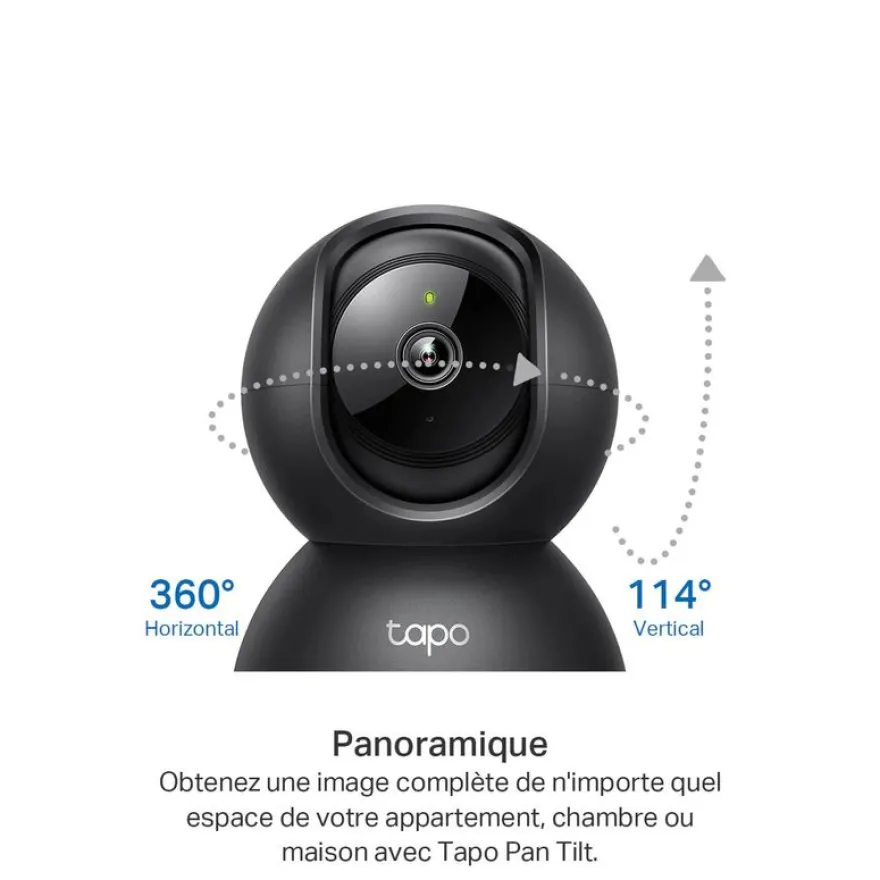 Tapo C211 V2 - Caméra de surveillance intérieur - couleur (Jour et nuit) - 3 MP - sans fil - Wi-Fi
