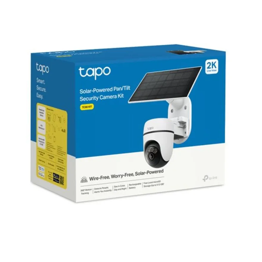Tapo TC90 KIT V1 - Caméra de surveillance extérieur - couleur (Jour et nuit) - 3 MP - sans fil - Wi-Fi