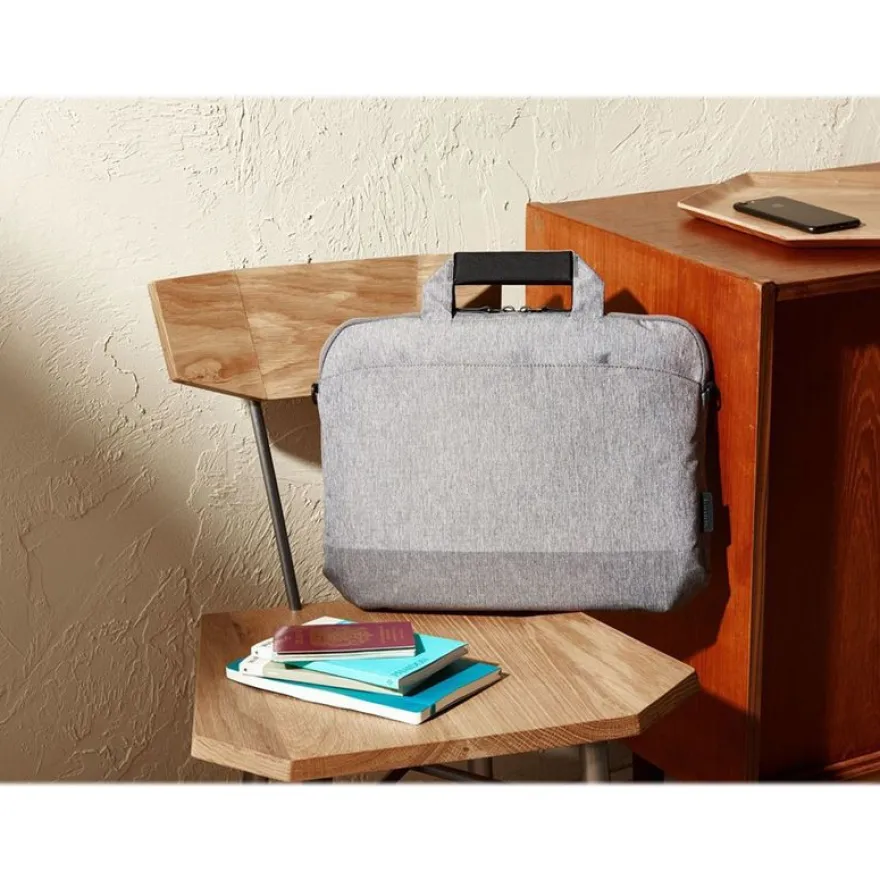 Targus City Lite - Sacoche à bandoulière pour ordinateur portable 15,6" - gris