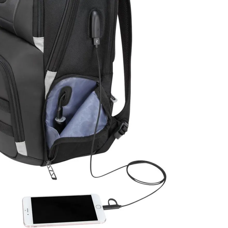 Targus DrifterTrek - Sac à dos connecté pour ordinateur portable 15,6" - noir - USB Power