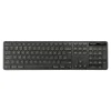Targus EcoSmart - Clavier - full size - antimicrobienne - sans fil - Bluetooth 5.0, 2.4 GHz - AZERTY - Français - noir