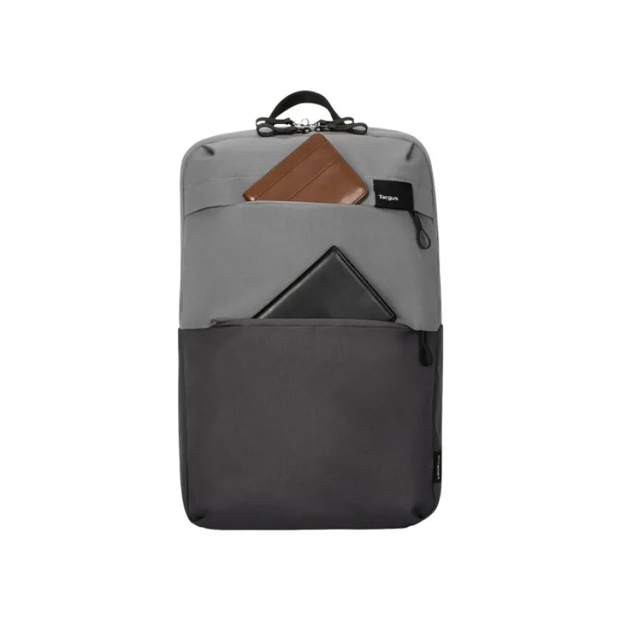 Targus Travel Sagano EcoSmart - Sac à dos pour ordinateur portable 15,6" - noir/gris