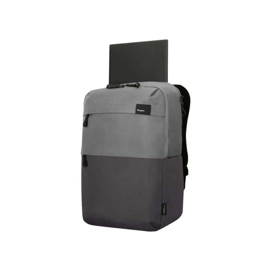 Targus Travel Sagano EcoSmart - Sac à dos pour ordinateur portable 15,6" - noir/gris