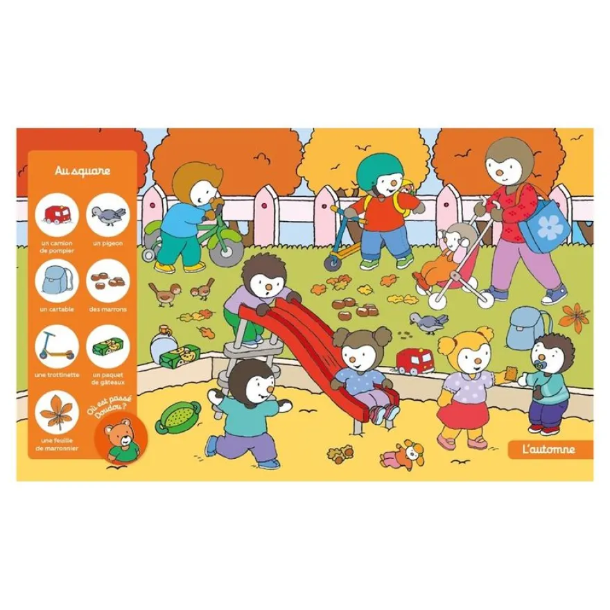 T'choupi - Cherche et trouve les saisons - par Courtin Thierry