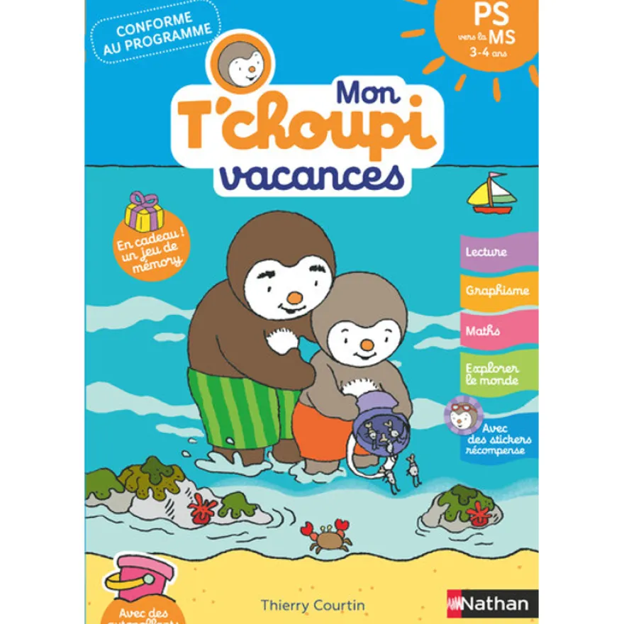 T'Choupi - Vacances - PS - vers - MS