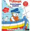 T'choupi coloriages malins - lettres et nombres magiques - maternelle MS 4-5 ans