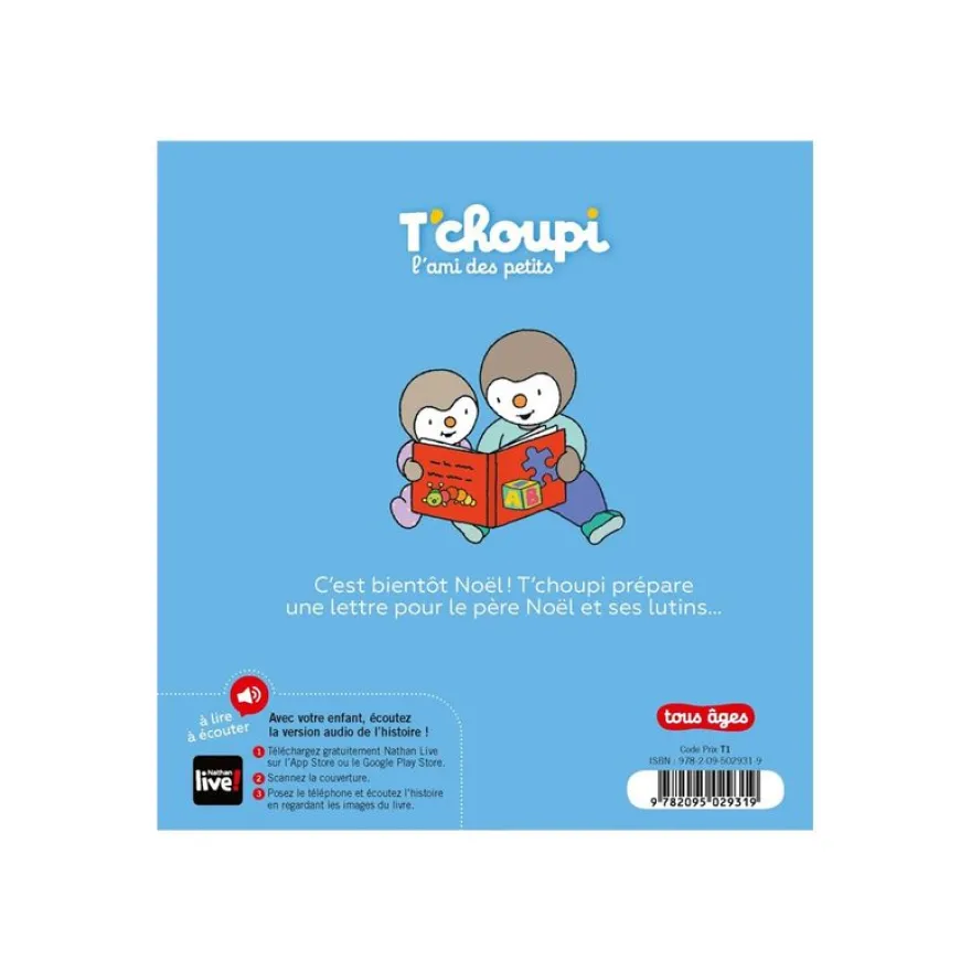 T'choupi écrit au père Noël - par Courtin Thierry