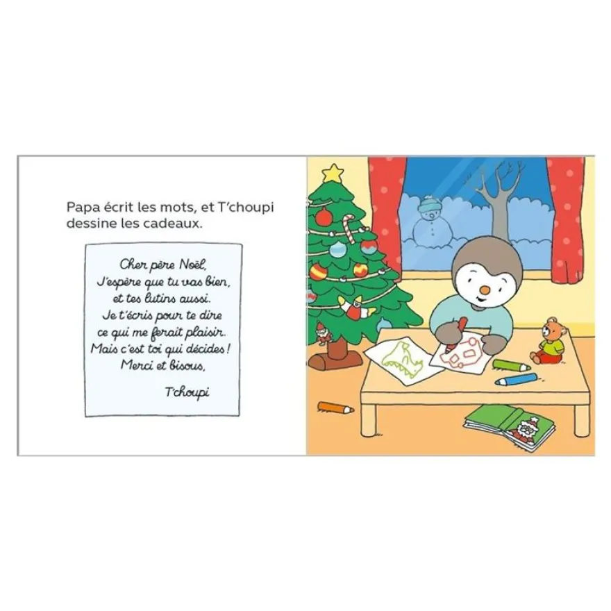 T'choupi écrit au père Noël - par Courtin Thierry