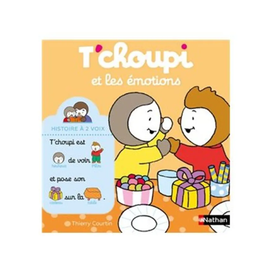 T'choupi et les émotions - par Courtin Thierry - livre d'images