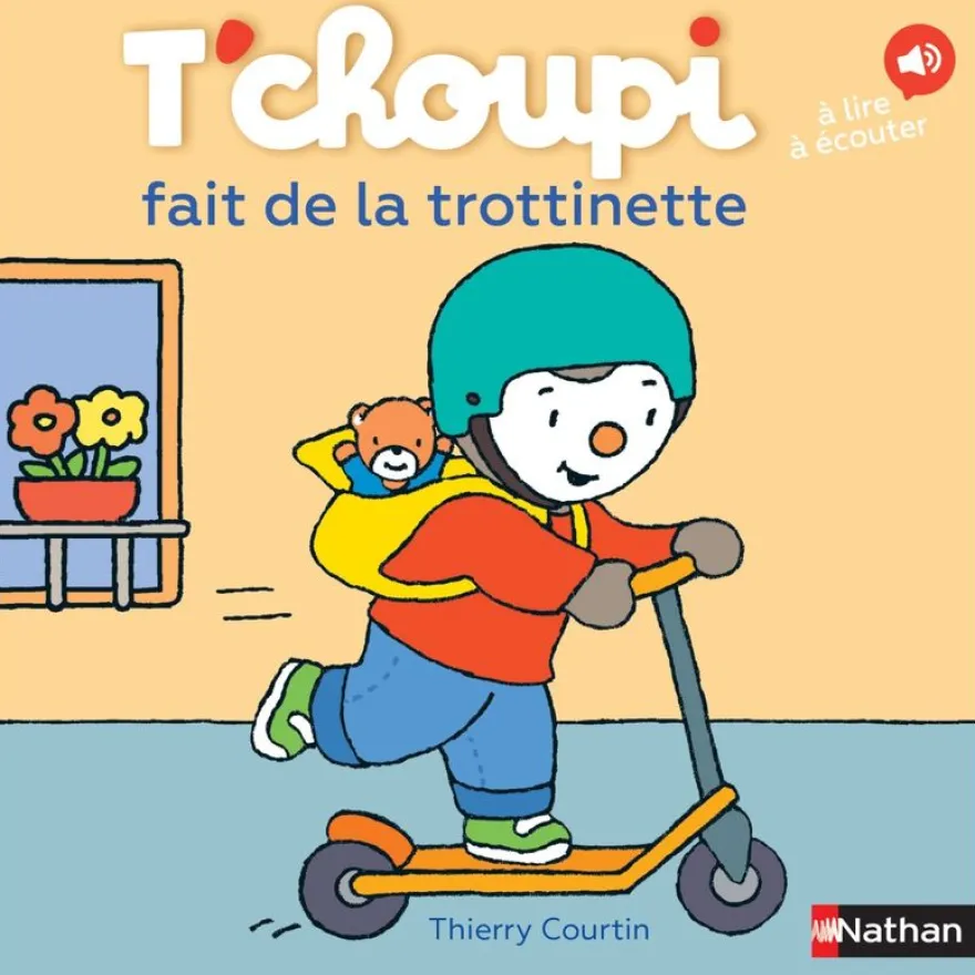 T'choupi fait de la trottinette