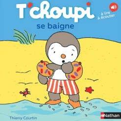 T'choupi se baigne
