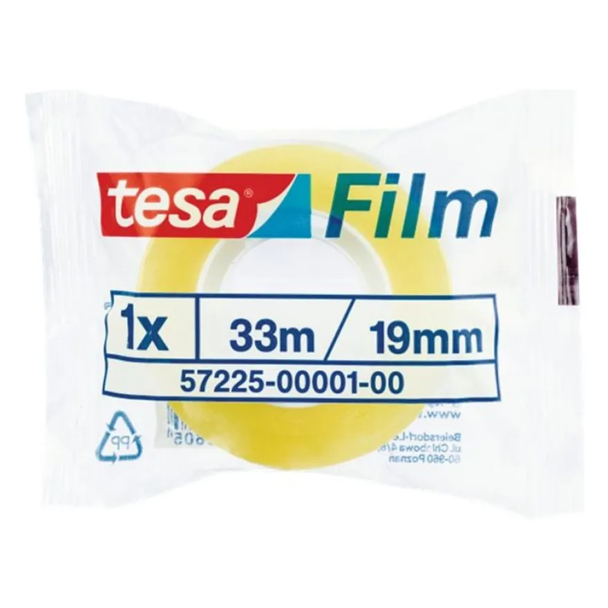 Tesa - Ruban adhésif - 19 mm x 33 m - transparent