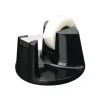 Tesa Easy Cut Compact - Dévidoir de bureau + Ruban adhésif 19 mm x 33 m - noir