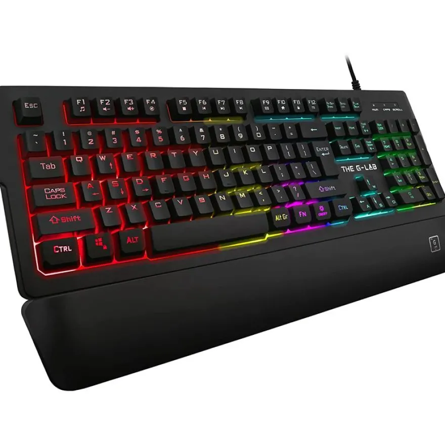 The G-Lab KEYZ PALLADIUM - Clavier filaire rétro-éclairé