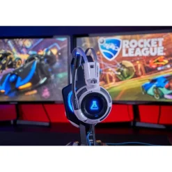 THE G-LAB KORP200 - Casque gamer filaire avec micro - noir/gris
