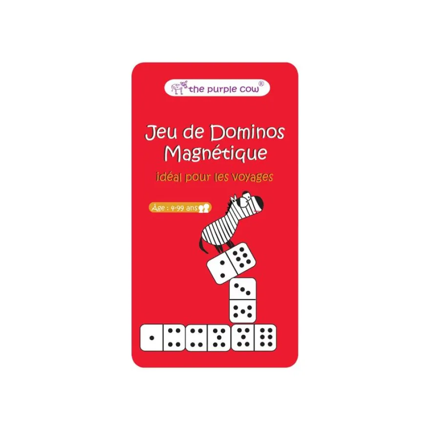 The Purple Cow - Jeu de voyage magnétique - Dominos