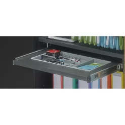 Tirette plumier escamotable pour caisson TOWER - anthracite