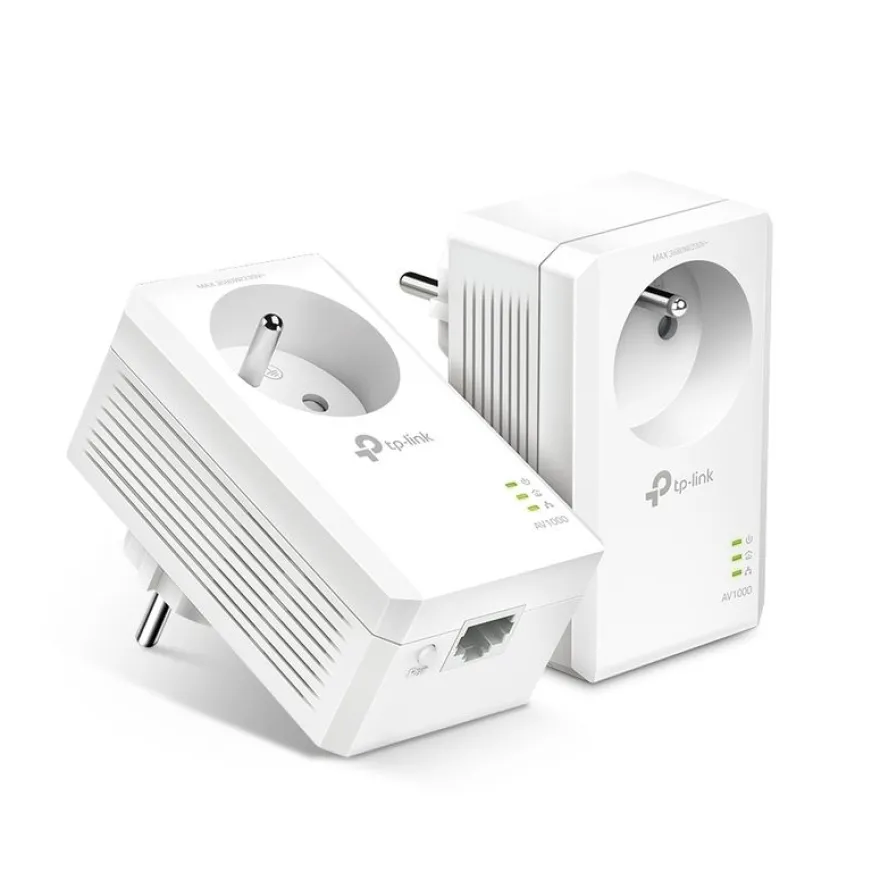 TL-PA7019P KIT - KIT CPL AV1000 Gigabit avec prise gigogne (Fr)