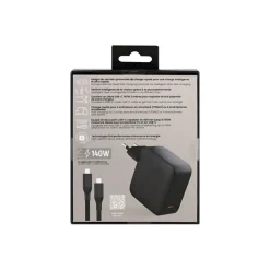 T'nB - Chargeur secteur GaN - 4 connecteurs de sortie (USB type A, 3 x USB-C) - noir