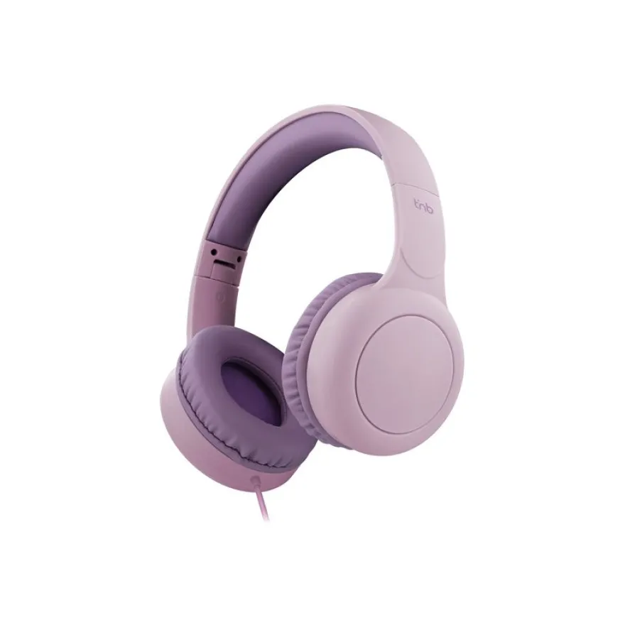 T'nB - Écouteurs sans fil avec micro - sur-oreille - USB-C - lilas, mauve