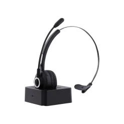 T'nB ACTIV 300M - casque sans fil avec micro - mono oreillette - avec base de recharge - noir