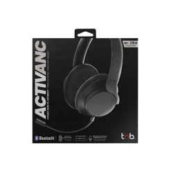 T'nB ACTIVANC - Micro-casque - sur-oreille - Bluetooth - sans fil - Suppresseur de bruit actif - noir