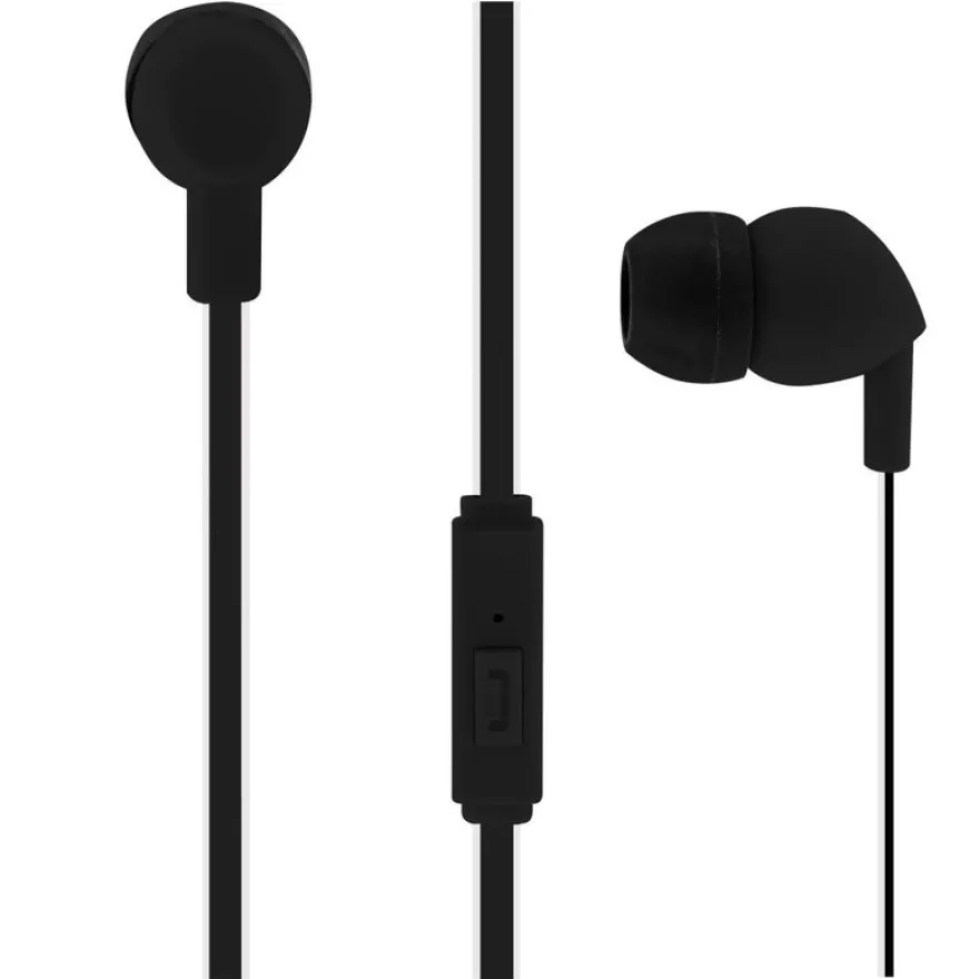 T'nB BE COLOR Kit main libre - Ecouteurs filaire avec micro - intra-auriculaire - noir