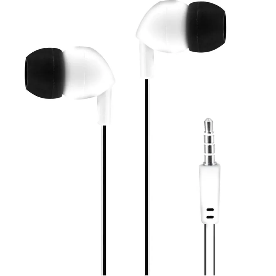 T'nB BE COLOR Kit main libre - Ecouteurs filaire avec micro - intra-auriculaire - blanc