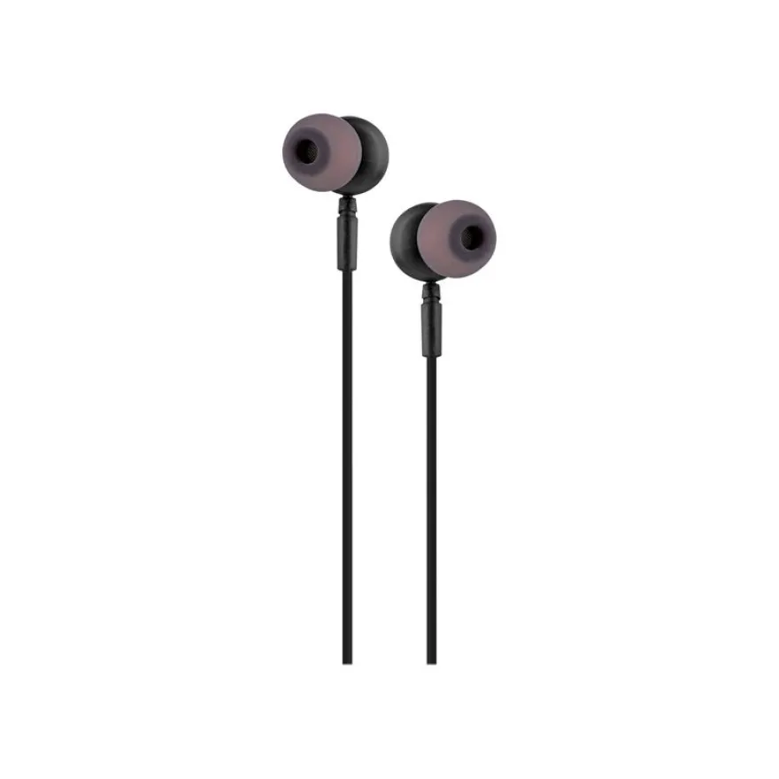 T'nB C-BUDS - Kit main libre - Ecouteurs filaire avec micro - intra-auriculaire - noir